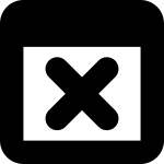 Table Delete SVG Icon